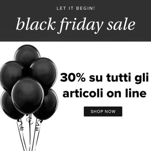 Black Friday with 30% off