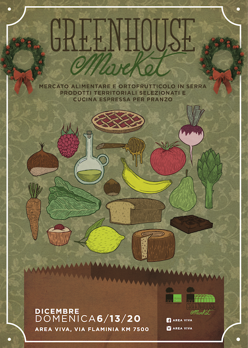 Domenica 20 Dicembre - Greenhouse Market @Area Viva