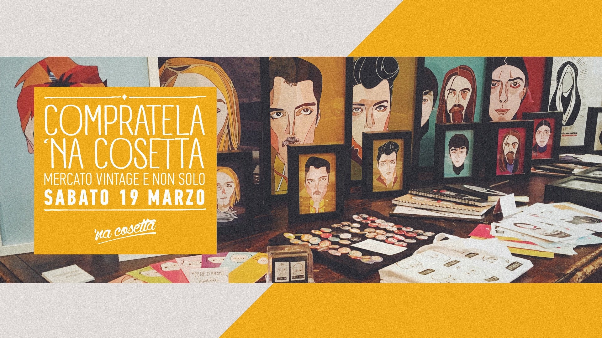 Sabato 19 Marzo - Compratela 'na cosetta! Mercato Vintage e non solo