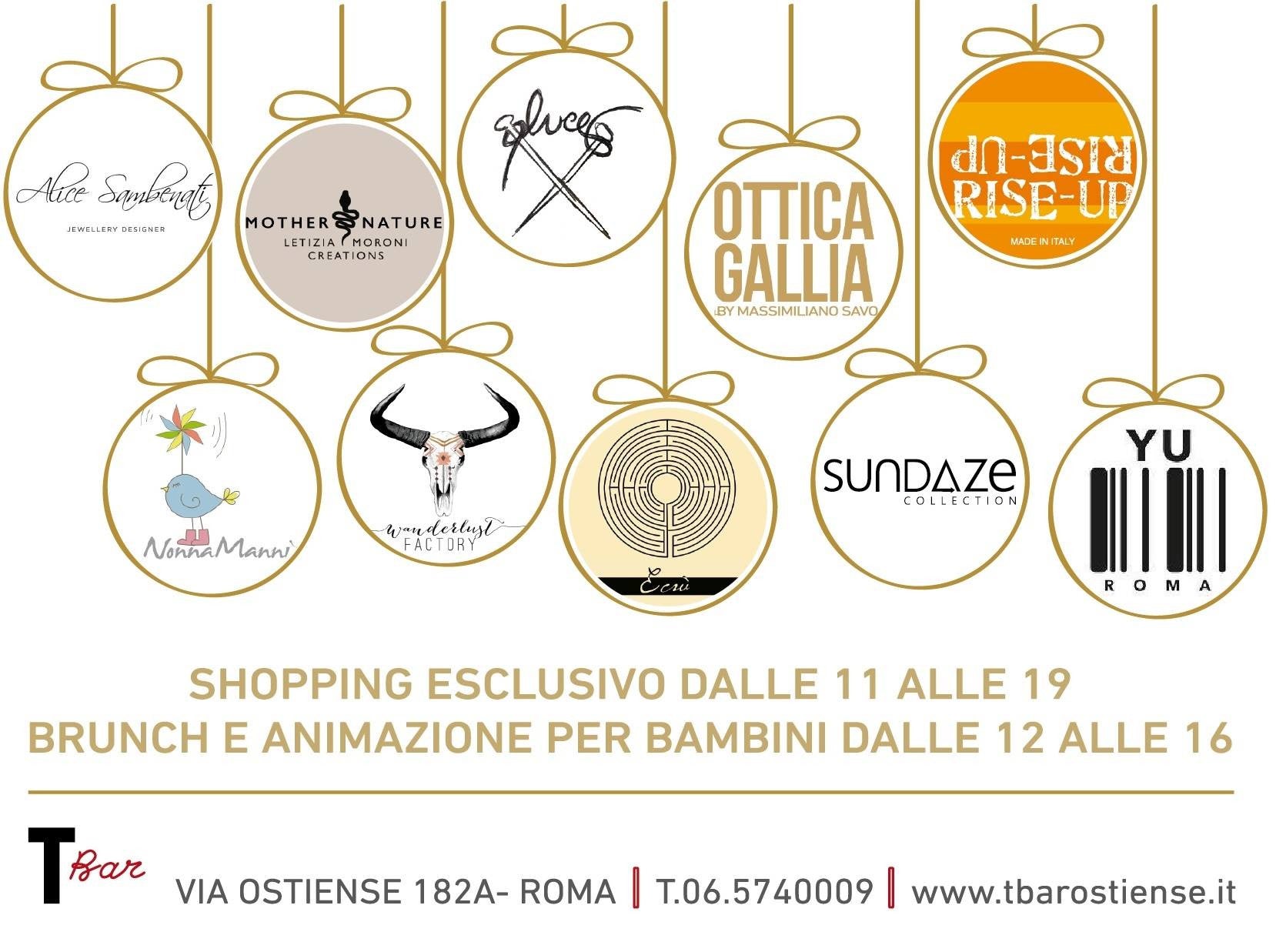 Domenica 11 Dicembre: Market al T-Bar in Via Ostiense