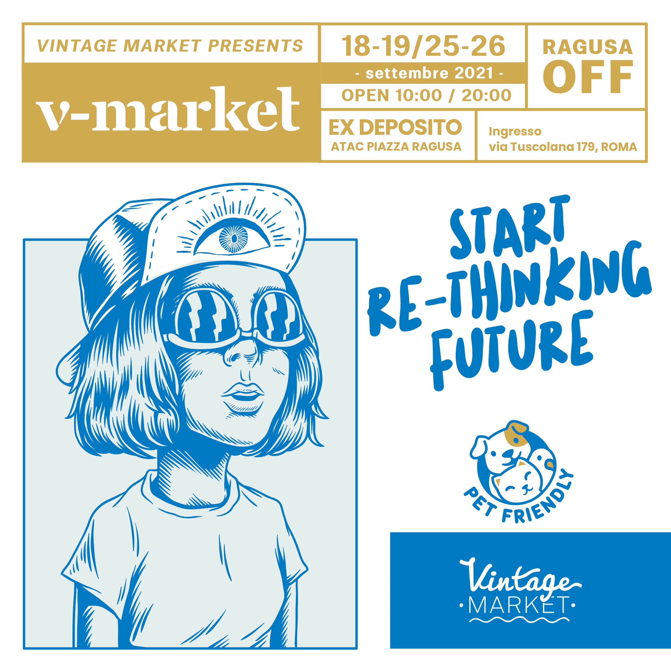 V-Market | 18-19 Settembre 2021 | Ex Deposito Atac Piazza Ragusa, Roma