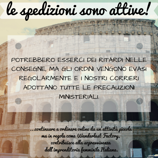 22 Marzo 2020 - LE SPEDIZIONI FUNZIONANO REGOLARMENTE!