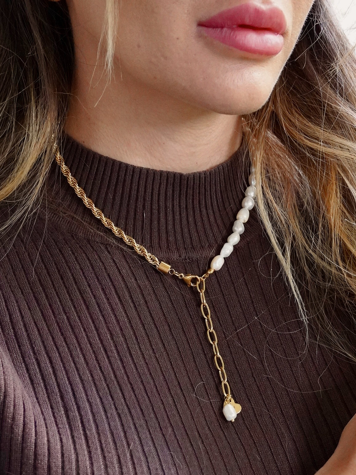 Collana Alaia & pearls