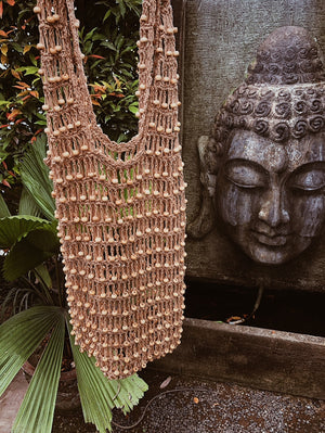 Bali Bamboo tote bag - Wanderlust Factory® ☽ Mobile Fashion Boutique 