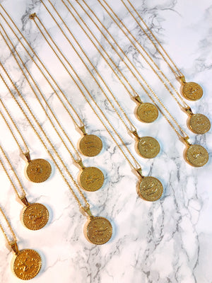 Collana - 12 segni dello Zodiaco - waterproof - Wanderlust Factory® ☽ Mobile Fashion Boutique 