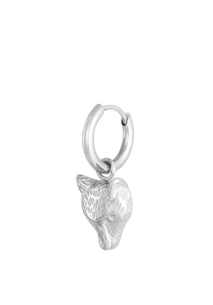 Mono Orecchino Lupo - Wanderlust Factory® ☽ Mobile Fashion Boutique 