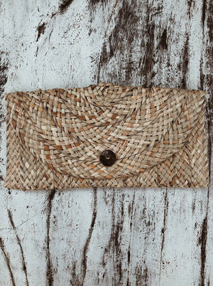 Pochette in paglia naturale - Wanderlust Factory® ☽ Mobile Fashion Boutique 