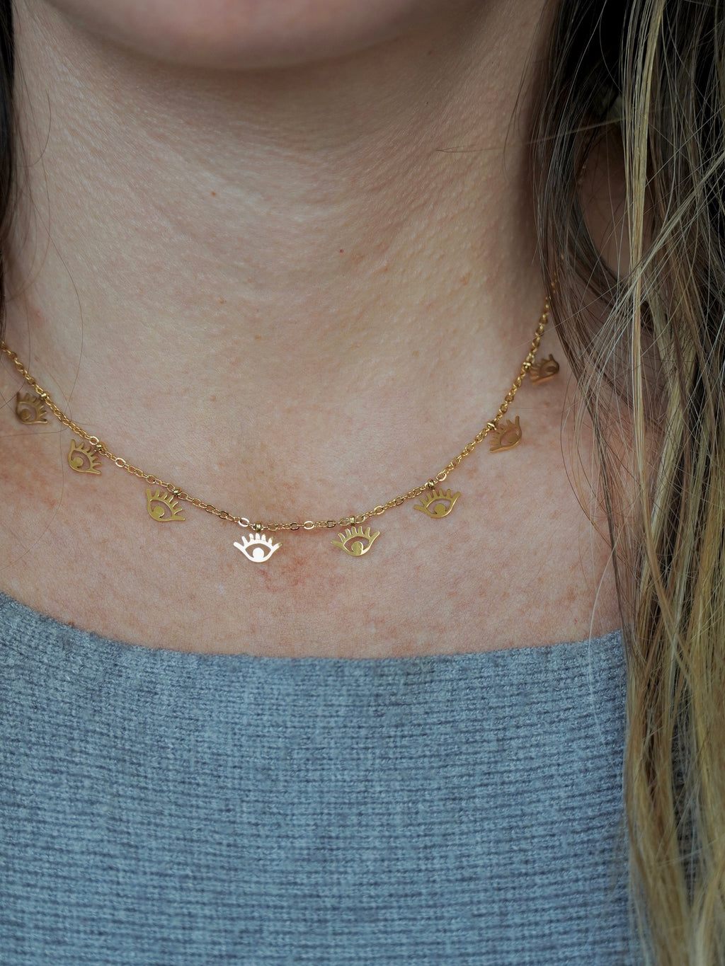 Collana occhietti