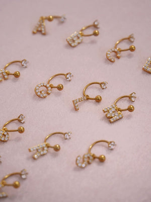 Mono Orecchino - Iniziale Lux. - Wanderlust Factory® ☽ Mobile Fashion Boutique 