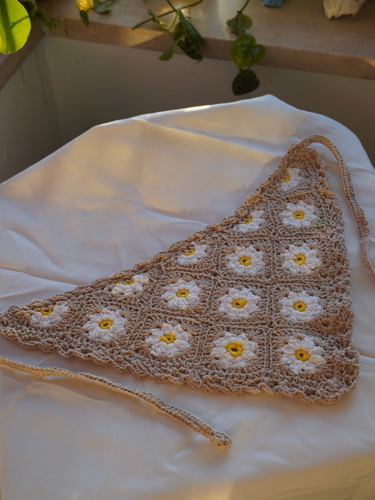 Bandana Daisy crochet