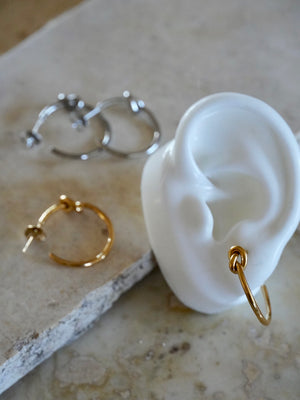 Orecchini The Knot - Wanderlust Factory® ☽ Mobile Fashion Boutique 