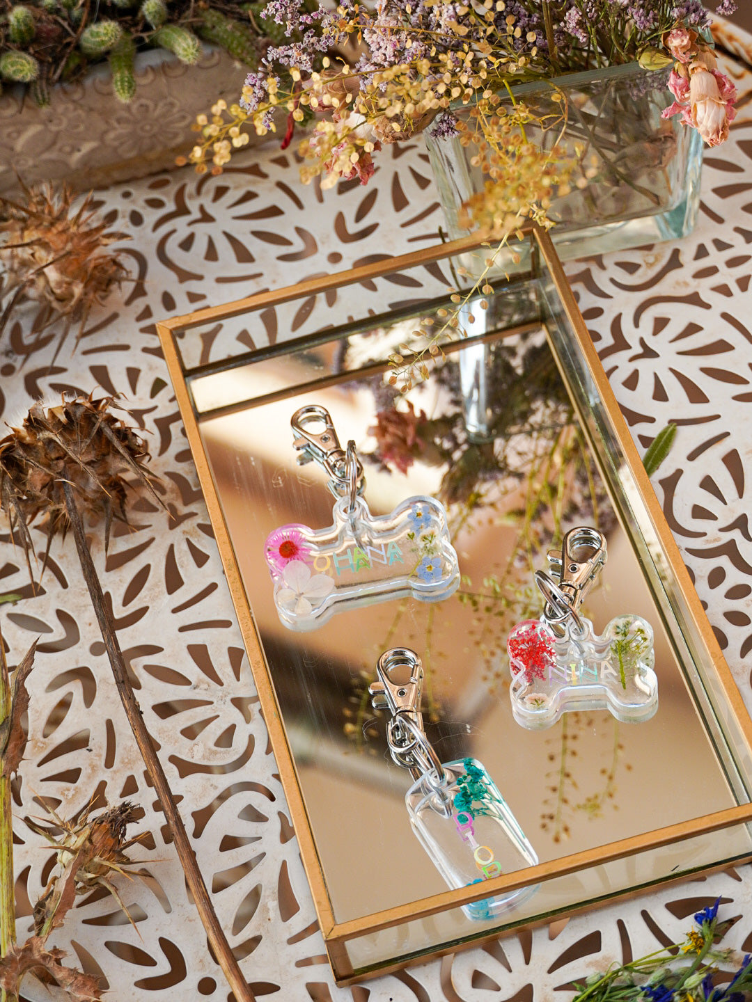 Pet Tag personalizzata - Osso - Wanderlust Factory® ☽ Mobile Fashion Boutique 