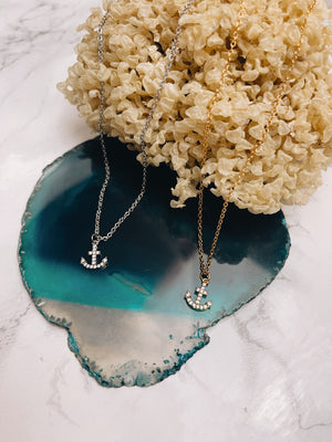 Collana mini Ancora ⚓️ sparkle - Wanderlust Factory® ☽ Mobile Fashion Boutique 