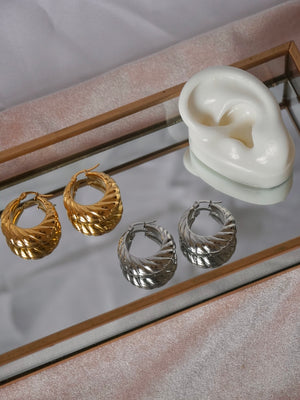 Orecchini Chunky bold - Wanderlust Factory® ☽ Mobile Fashion Boutique 