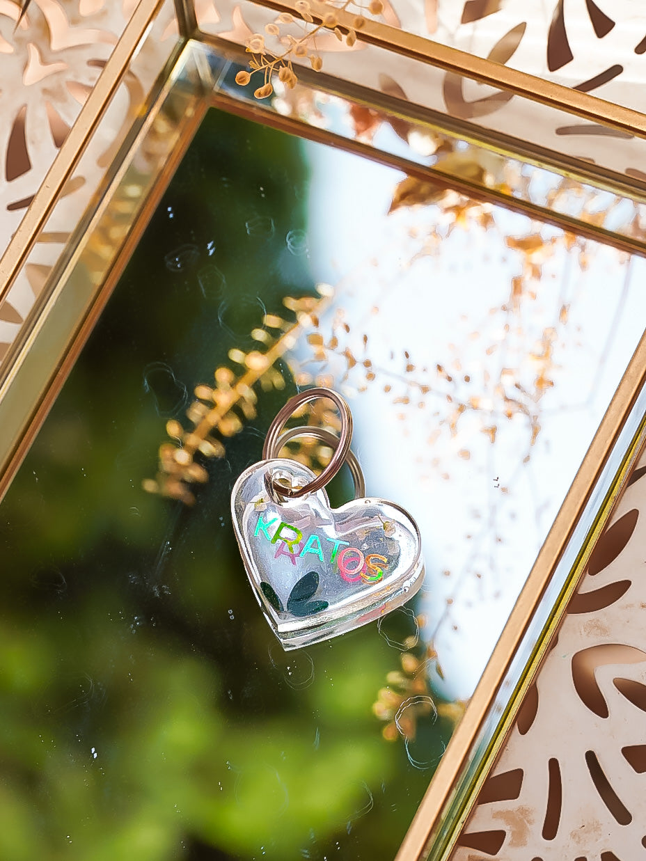 Pet Tag personalizzata - Cuore - Wanderlust Factory® ☽ Mobile Fashion Boutique 