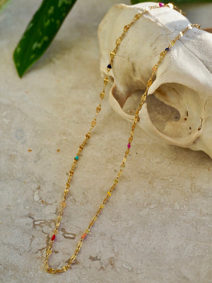 Collanina choker Luce multicolor - Wanderlust Factory® ☽ Mobile Fashion Boutique 