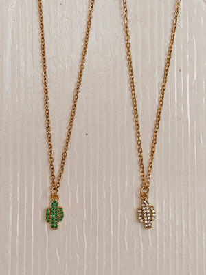 Collana mini cactus - Wanderlust Factory® ☽ Mobile Fashion Boutique 