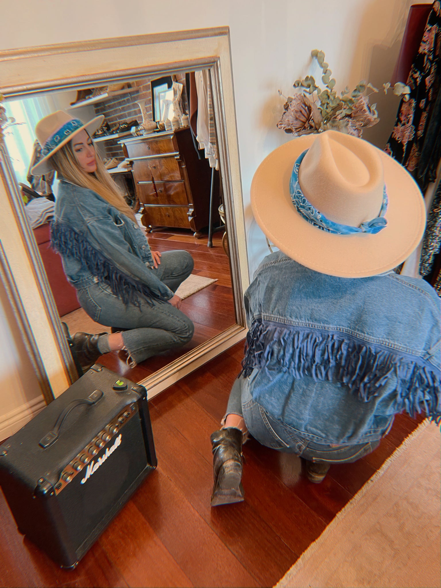 Giacca jeans Austin - Wanderlust Factory® ☽ Mobile Fashion Boutique 