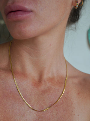 Collana Filo d'Amore flat - Wanderlust Factory® ☽ Mobile Fashion Boutique 