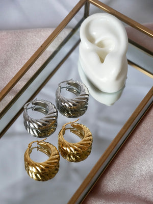 Orecchini Chunky bold - Wanderlust Factory® ☽ Mobile Fashion Boutique 