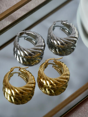 Orecchini Chunky bold - Wanderlust Factory® ☽ Mobile Fashion Boutique 