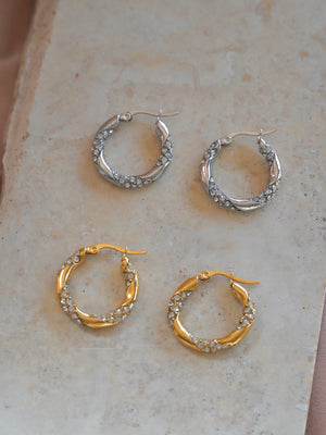 Orecchini Sparkling hoops