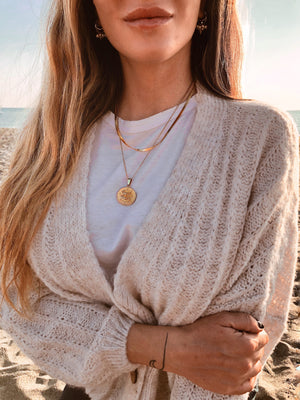 Collana Hailey ~ Small flat - Wanderlust Factory® ☽ Mobile Fashion Boutique 