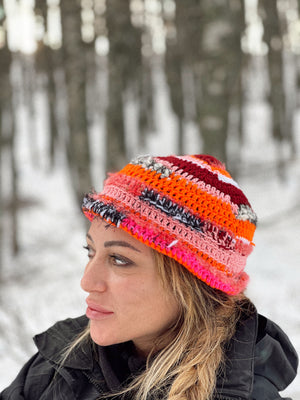 Cappello crochet - Mad hat - Wanderlust Factory® ☽ Mobile Fashion Boutique 