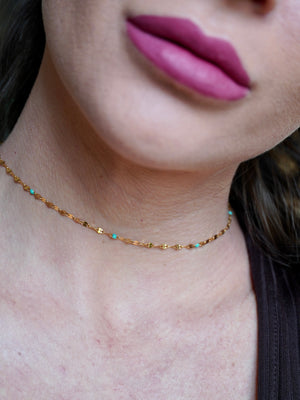 Collanina choker Luce - bicolor