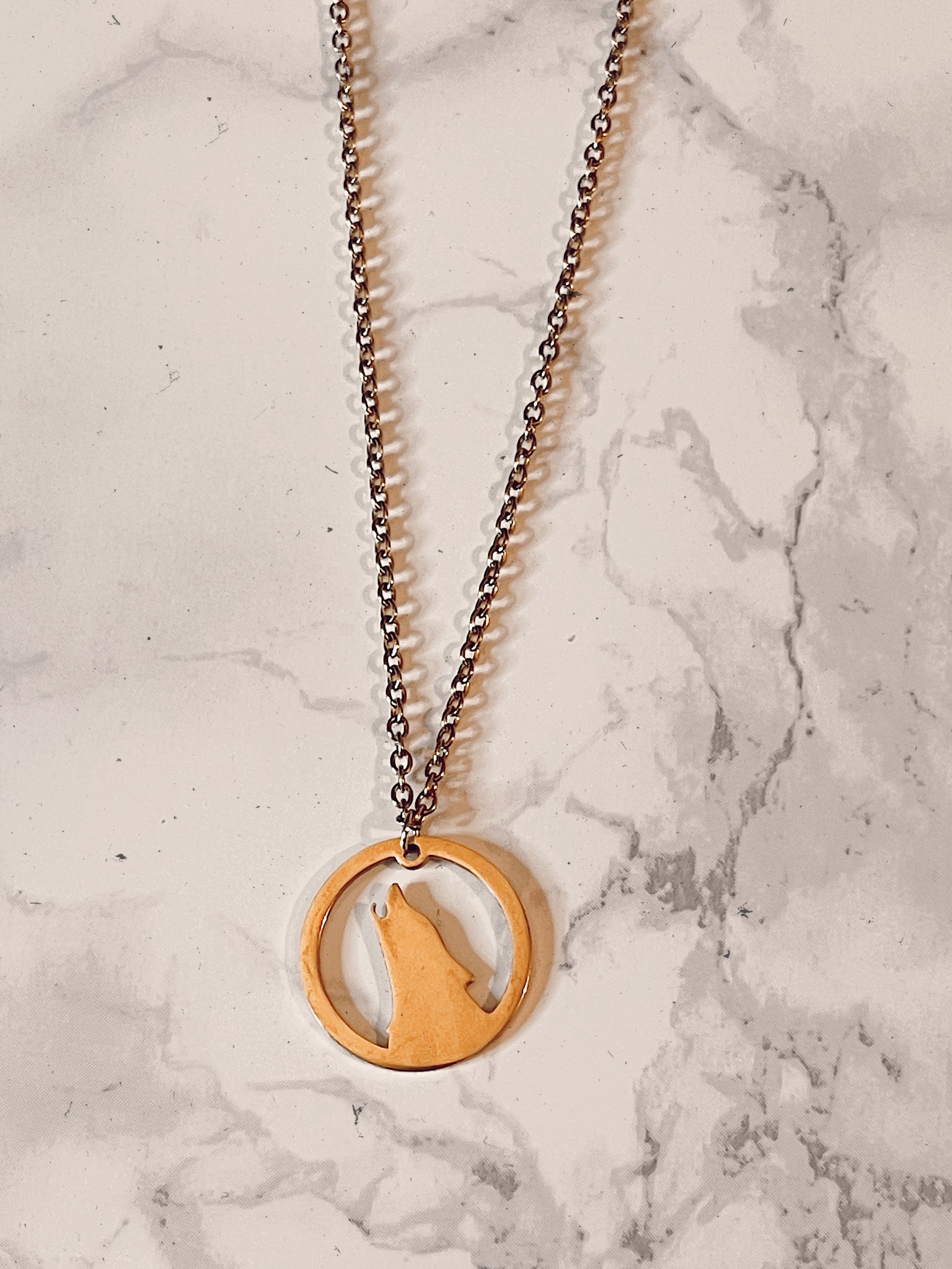 Collana Lupo - to the moon - Wanderlust Factory® ☽ Mobile Fashion Boutique 