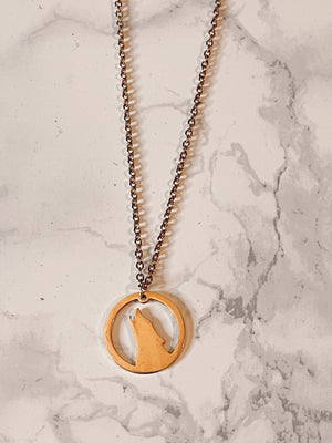Collana Lupo - to the moon - Wanderlust Factory® ☽ Mobile Fashion Boutique 
