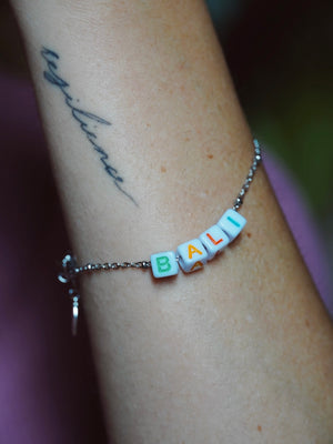 Bracciale o cavigliera - Wanderlust personalizzato - Wanderlust Factory® ☽ Mobile Fashion Boutique 