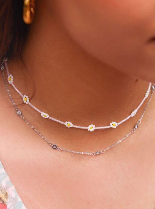 Choker Daisy - Rosa baby - Wanderlust Factory® ☽ Mobile Fashion Boutique 