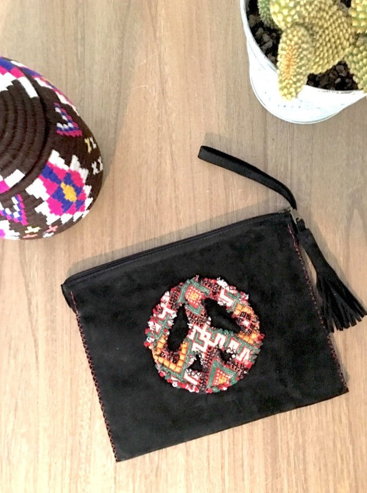 Pochette Peace Kilim - Wanderlust Factory® ☽ Mobile Fashion Boutique 