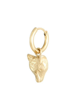 Mono Orecchino Lupo - Wanderlust Factory® ☽ Mobile Fashion Boutique 